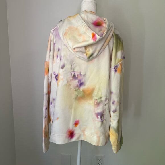 Scotch & Soda Wildflower cream tie-dye hooded sweatshirt size M - Picture 4 of 12
